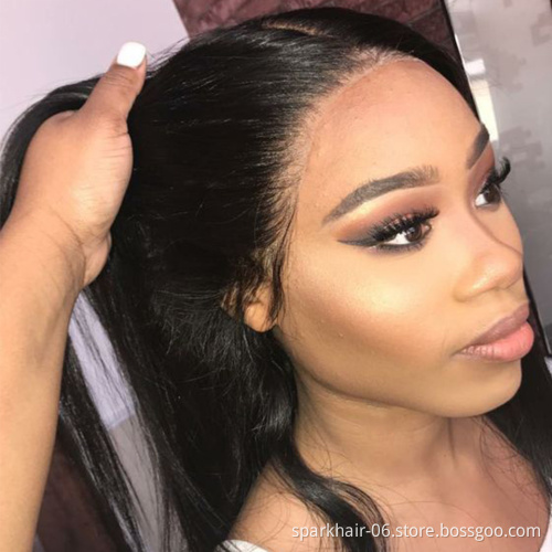 4x4 5x5 HD Transparent Lace Closure Wigs for Black Women Pre-Plucked Raw Human Hair Wholesale 13x4 13x6 HD Lace Frontal Wig